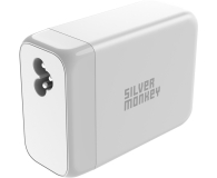 SILVER MONKEY Ładowarka GaN 200W USB-C PD + USB 3.0 QC W SMA156 - 1097691 - zdjęcie 4